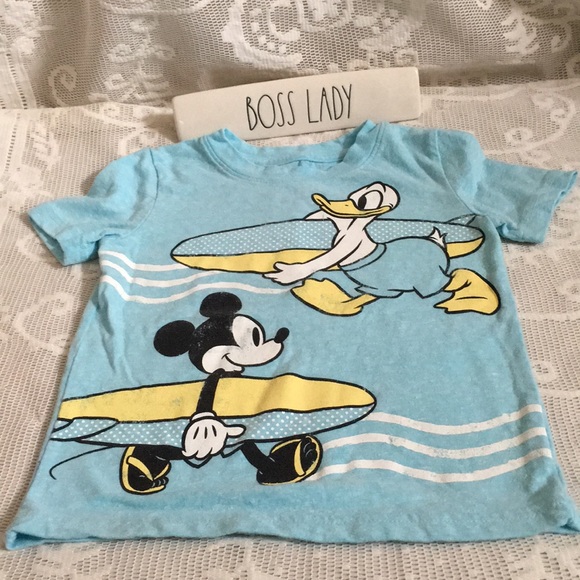 Disney Mickey Mouse and Donald Duck 2 Soft T-shirts set. NWOT - Picture 6 of 8